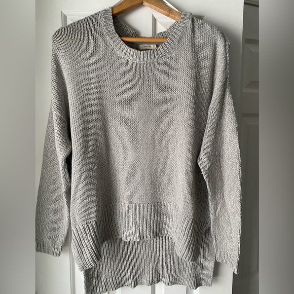Harper Hi Lo Sweater with Elbow Patches Size L - Picture 1 of 5